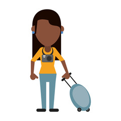 traveler or tourist avatar icon image