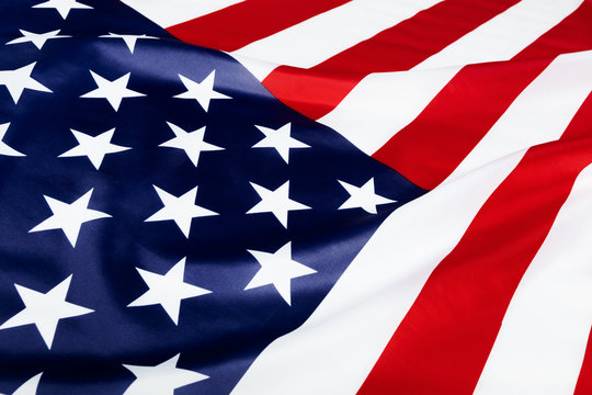 Flag of the United States.Studio shot