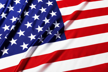 Flag of the United States.Studio shot