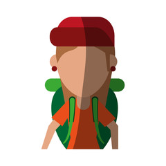 traveler or tourist avatar icon image
