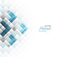 Abstract background. Square shapes. Vector illustration.
