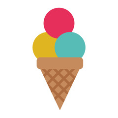 ice cream cone icon image