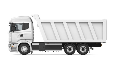 Tipper Dump Truck Isolated