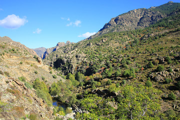 Beautiful landscape on Corsica Island, France
