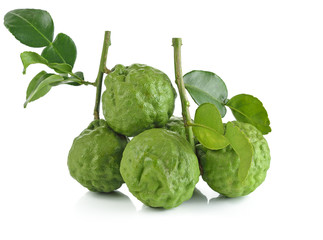 Fresh Watercress isolated on white background