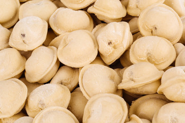 Fresh frozen dumplings.