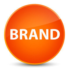 Brand elegant orange round button