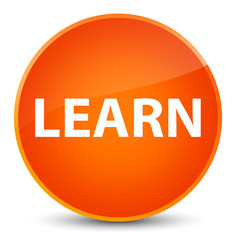 Learn elegant orange round button
