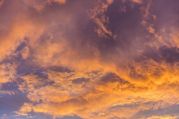 Fototapeta na wymiar sunset clouds