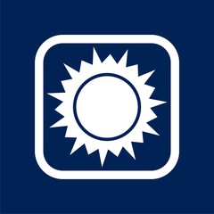 Fototapeta premium Sun icon vector 