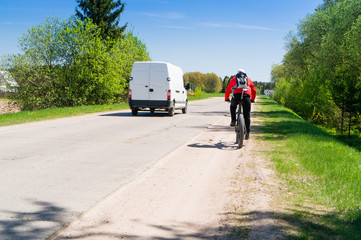 cyclist riding a bicycle