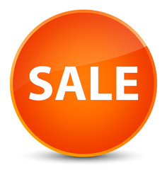 Sale elegant orange round button