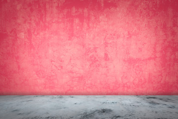 Red concrete wall texture background.