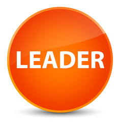 Leader elegant orange round button