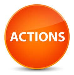 Actions elegant orange round button