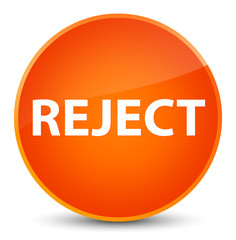 Reject elegant orange round button