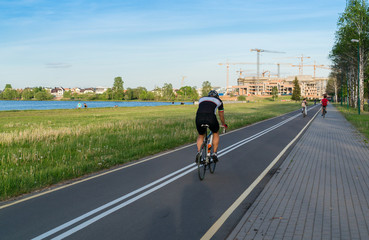 cyclist riding a bicycle