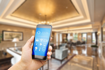 mobile phone in smart home