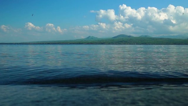 View of the lake Sevan in Armenia