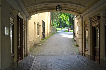 Brama wejściowa na Zamek w Cieszynie, Polska © Marta