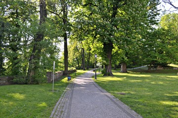 Park zamku w Cieszynie, Polska