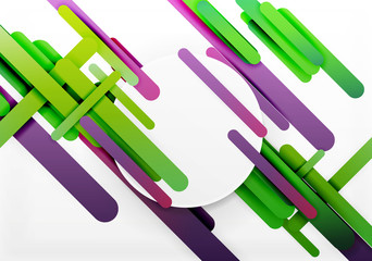 Cut 3d paper color straight lines abstract background