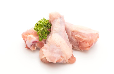 fresh raw drumstick of chicken wing