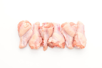 fresh raw drumstick of chicken wing