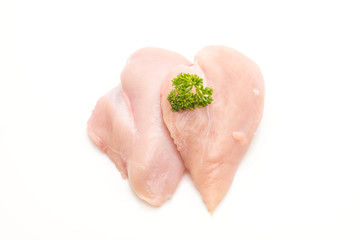fresh raw chicken breast fillet