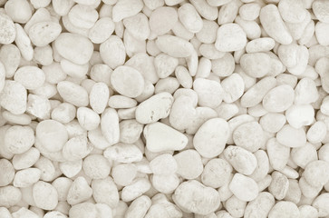 Natural white stone pattern for background. Stone gravel texture.