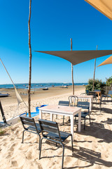BASSIN D'ARCACHON (France), vue sur la dune du Pyla