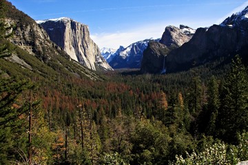 Obraz premium Tunnel view in Yosemite National Park