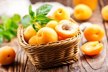 fresh apricots