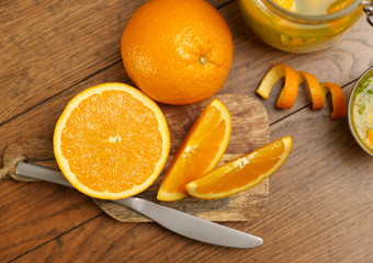 Obraz na płótnie Canvas Orange slices