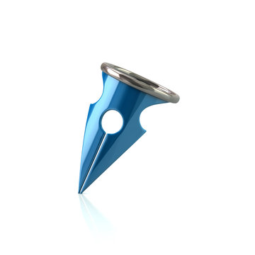 Blue Fountain Pen Icon