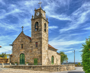 Fototapeta na wymiar Luzim church in Penafiel, north of Portugal