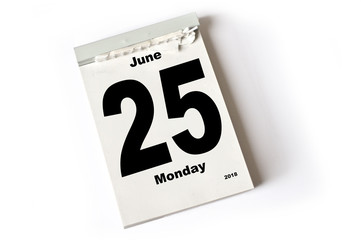 25. June 2018