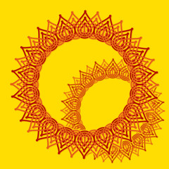 Vector illustration design flower abstract style structure