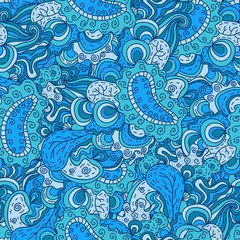 Fototapeta premium Vector marine ornamen