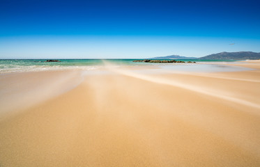 Windswept Tarifa Beach, Spain