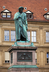 Schiller monument in Stuttgart..