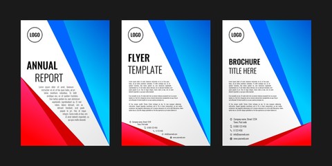 Annual report. Flyer template. Brochure. Cover. Magazine. Poster.