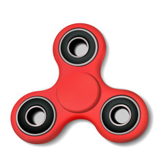 Spinner for hand. Stress relief fidget toy flat icon use in website, advertisement, marketing, promotion, brochures