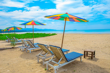 Chair, Deck Chair, Horizon, Horizon Over Water, Island