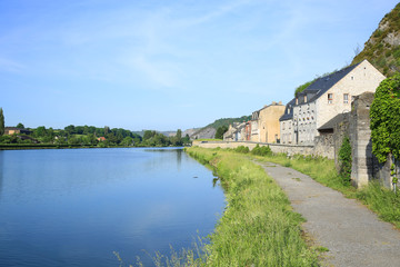 Fototapeta na wymiar Valley and River Meuse in Ardennes, France
