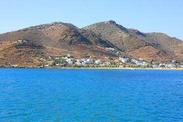 Fototapeta na wymiar Scenic bay on Ios Island, Cyclades Islands, Greece