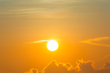 Morning sun light orange hot zone. - 162741396