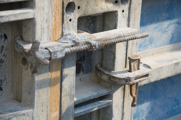 construction site concrete works cladding