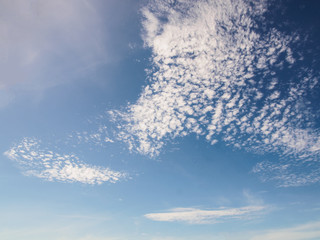 Naklejka na ściany i meble blue sky with cloud in sunny day