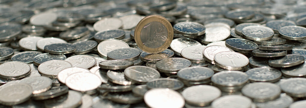 One Euro on Czech Crones